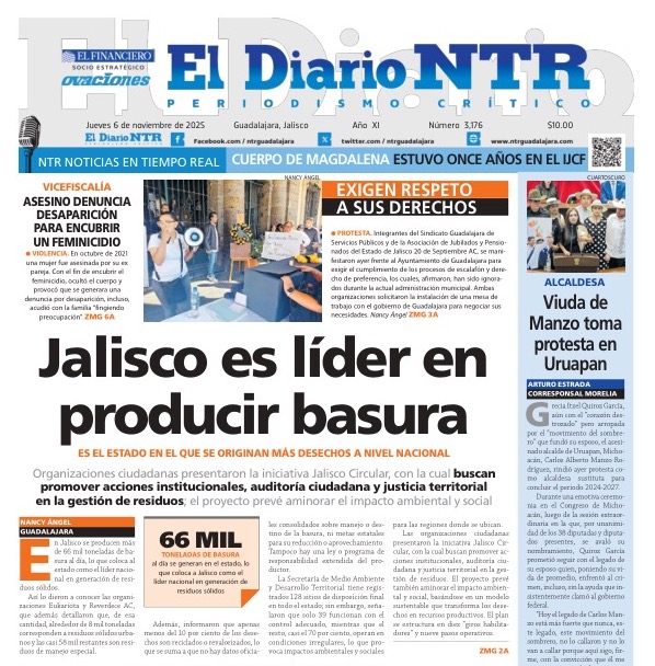 NTR: Jalisco es líder en producir basura — Jalisco Circular